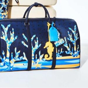 MCM cubic coral visetos xl weekender